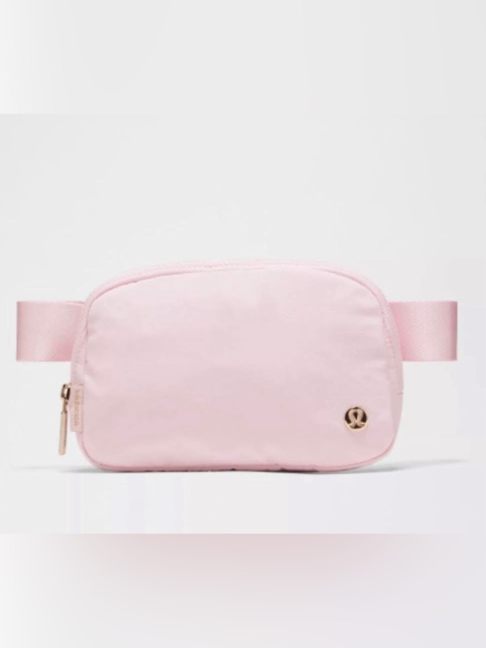 lululemon athletica Pale Pink Wristlet Pouch with Gold Accent